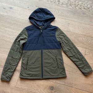 Like New The North Face 'Mountain Zip Hoodie' Jacket Navy / Olive (Women's XS)